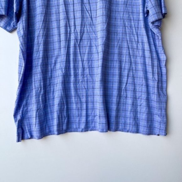 ❤️SOLD❤️Ralph Lauren Purple Label Cotton Blue Plaid Polo - Picture 8 of 9